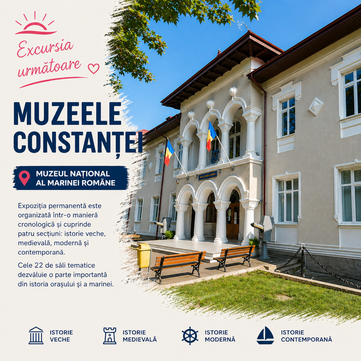 Excursie la Muzeul Marinei pentru copii