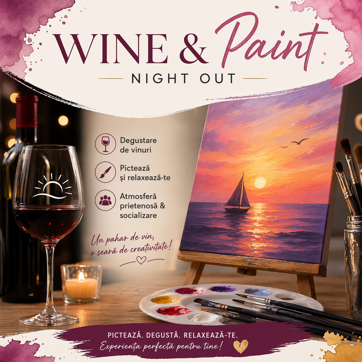 Atelier - Wine & Paint Night Out